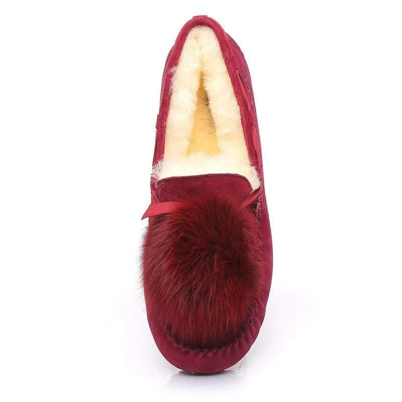 UGG Ozsnow Pom Pom Moccasin