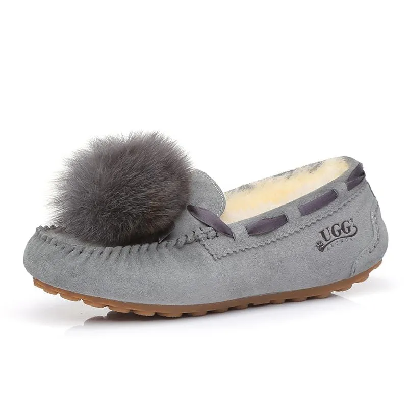 UGG Ozsnow Pom Pom Moccasin