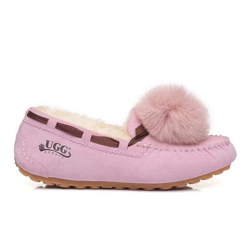 UGG Ozsnow Pom Pom Moccasin