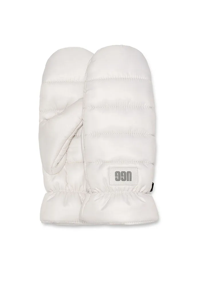 UGG Puff Yeah Mittens with logo - Vanter - nimbus