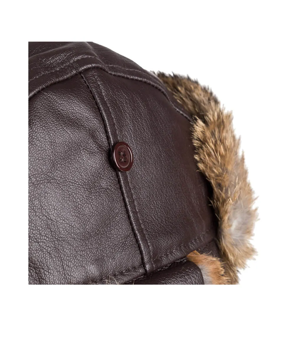 UGG Rabbit Fur Aviator Hat