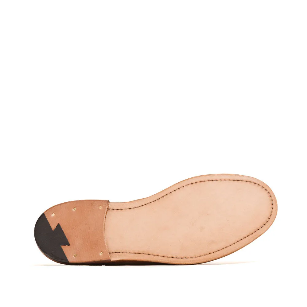 Viberg Mule Slipper Anise Calf Suede