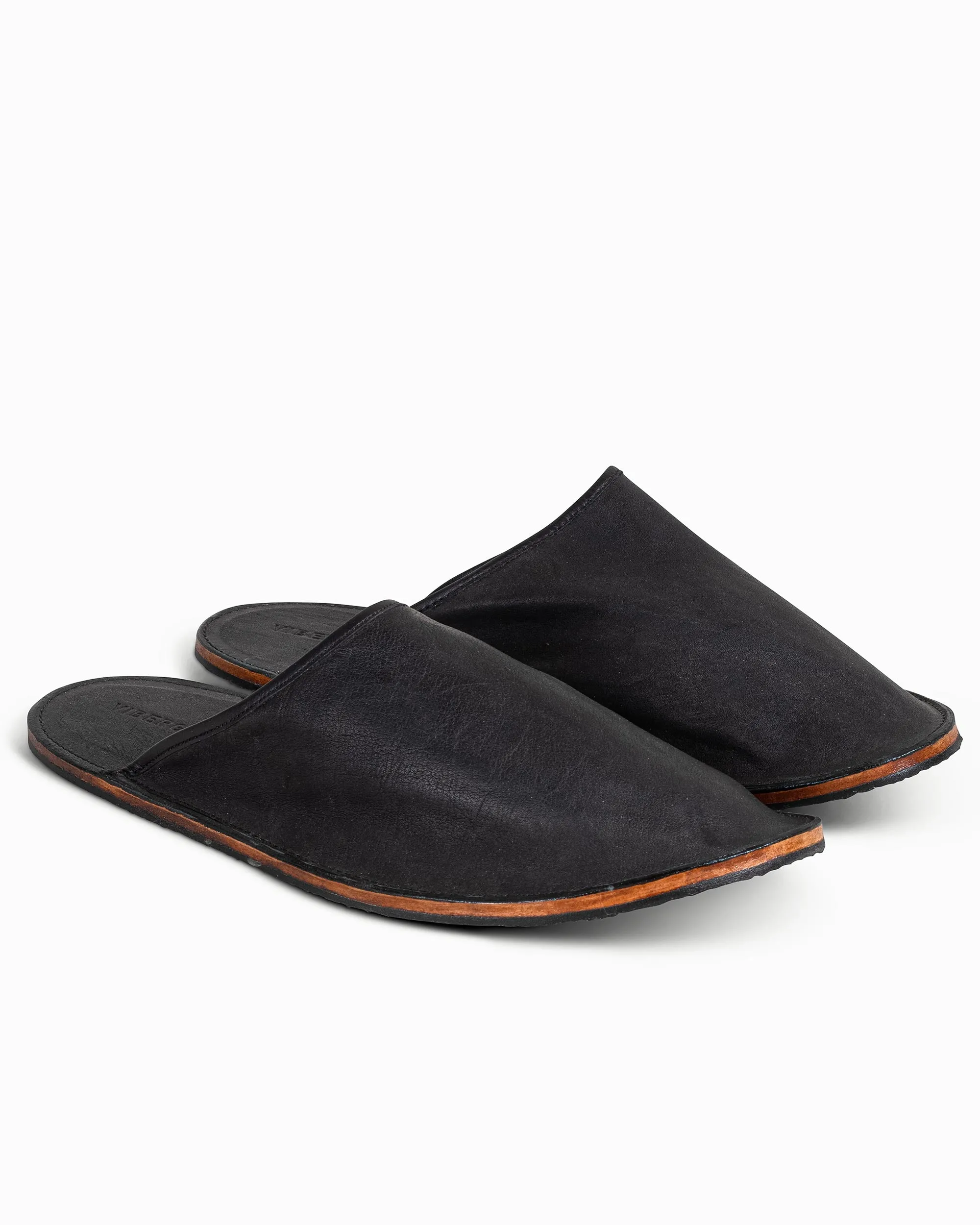 Viberg Slide Nero Washed Kangaroo