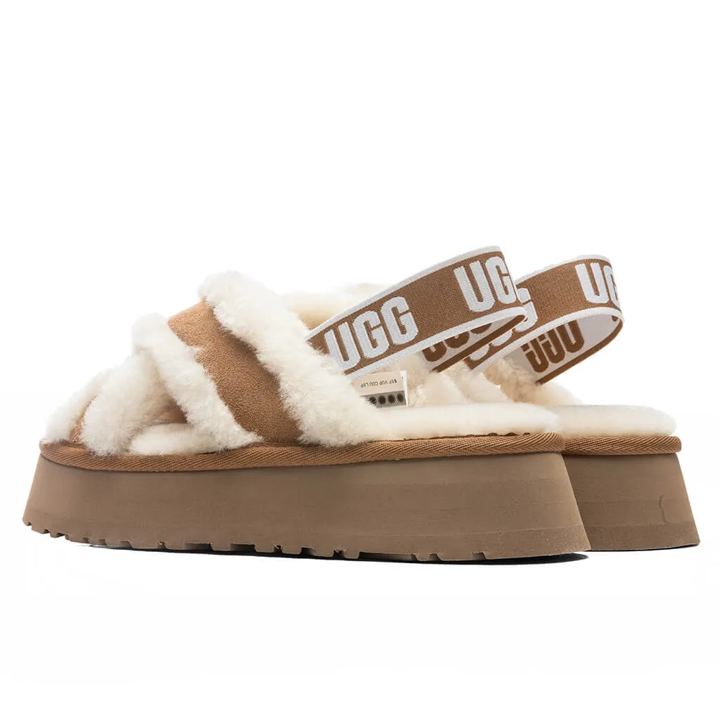 Women's Disco Cross Slide - Chestnut