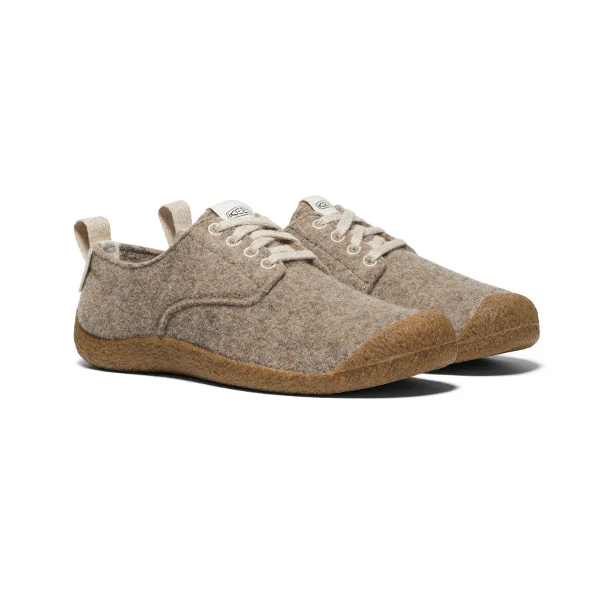 Women's Mosey Derby Shoe | Taupe Felt/Birch