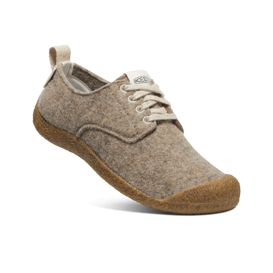 Women's Mosey Derby Shoe | Taupe Felt/Birch